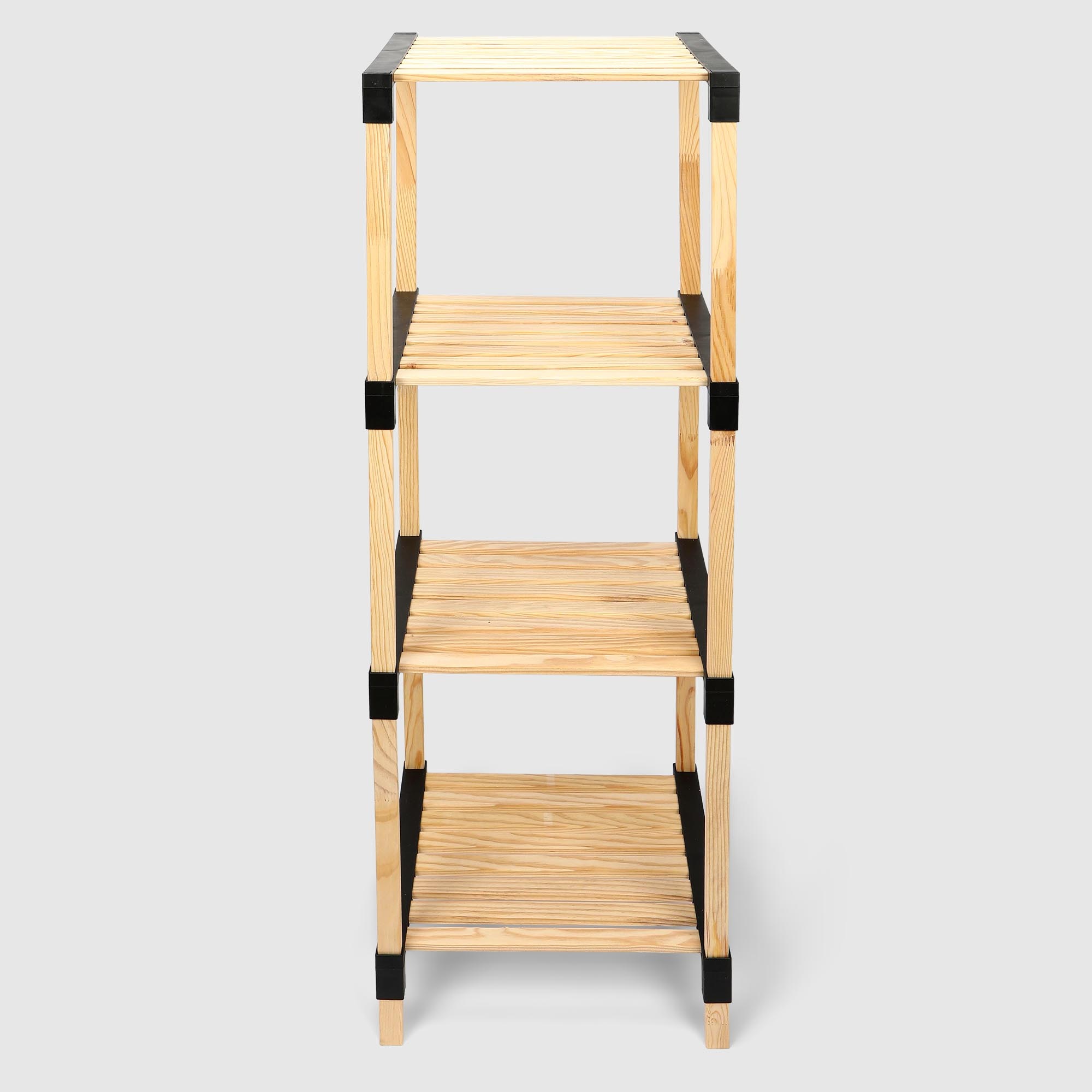 Стеллаж для хранения Fixwood Fix-2013-4 чёрный 41х34х116 см photo 2