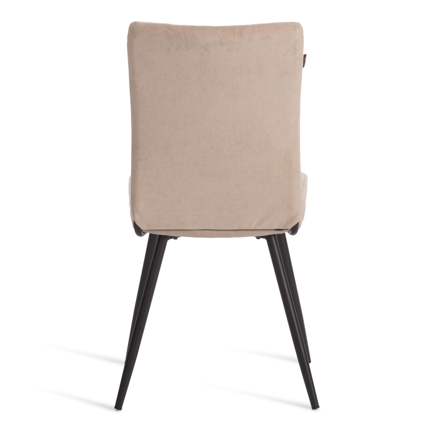 Стул TC Monte Carlo флок бежевый с чёрным 48х55х93 см photo 4