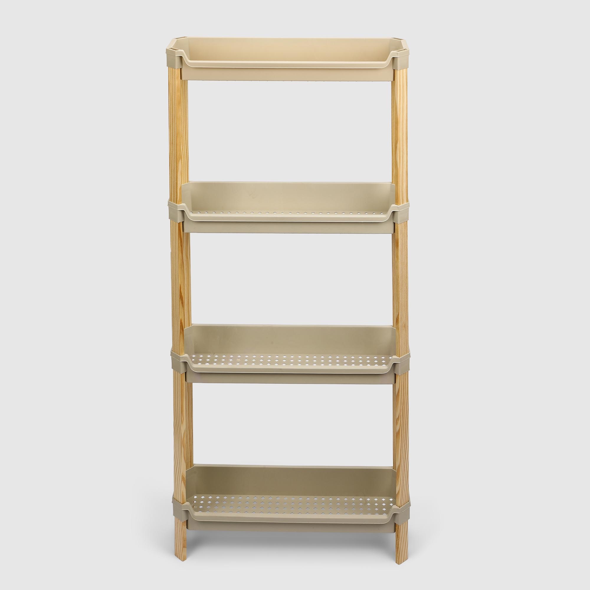 Этажерка для хранения Fixwood Fix-2064-4 узкая бежевая photo 2