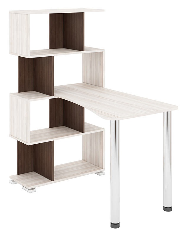 Стол Стеллаж Мэрдэс Сл 5 4Ст 2 Карамель Шамони Карамель