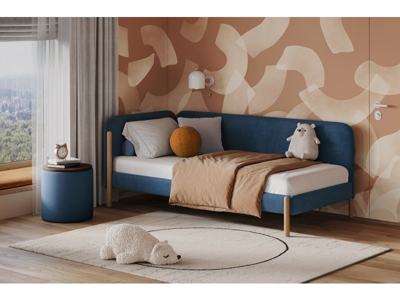 Кровать Кейси 90 Velvet Blue photo 2
