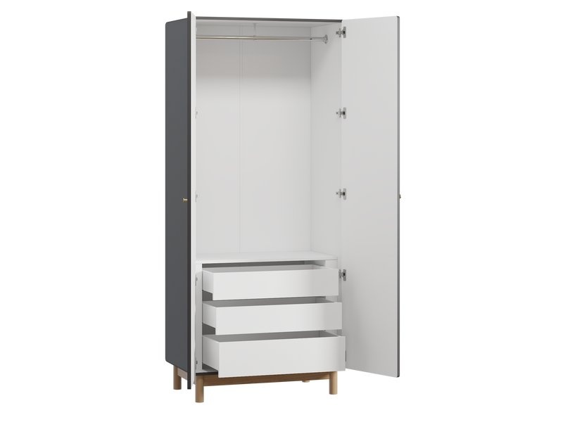 Распашной шкаф Виклу-2 Coral Oak photo 3