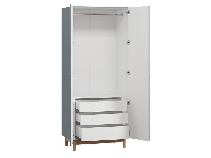 Распашной шкаф Виклу-2 Greenish Oak photo 3