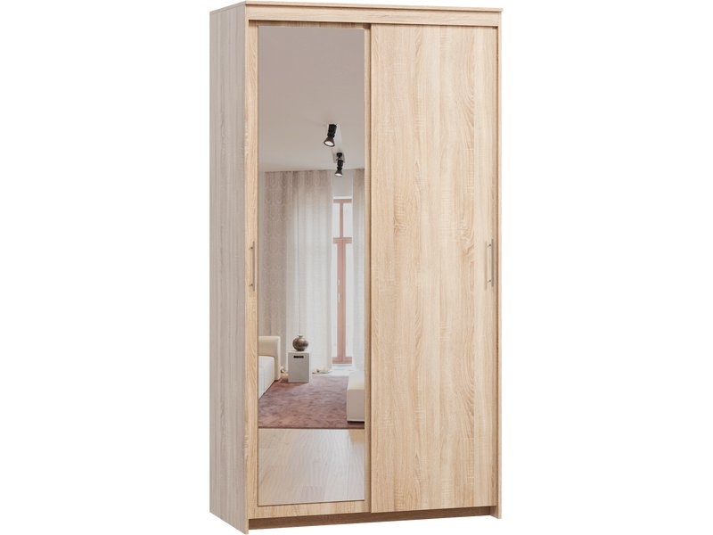 Шкаф-купе Тебар-2-120-230 Дуб Сонома 1 зеркало photo 3