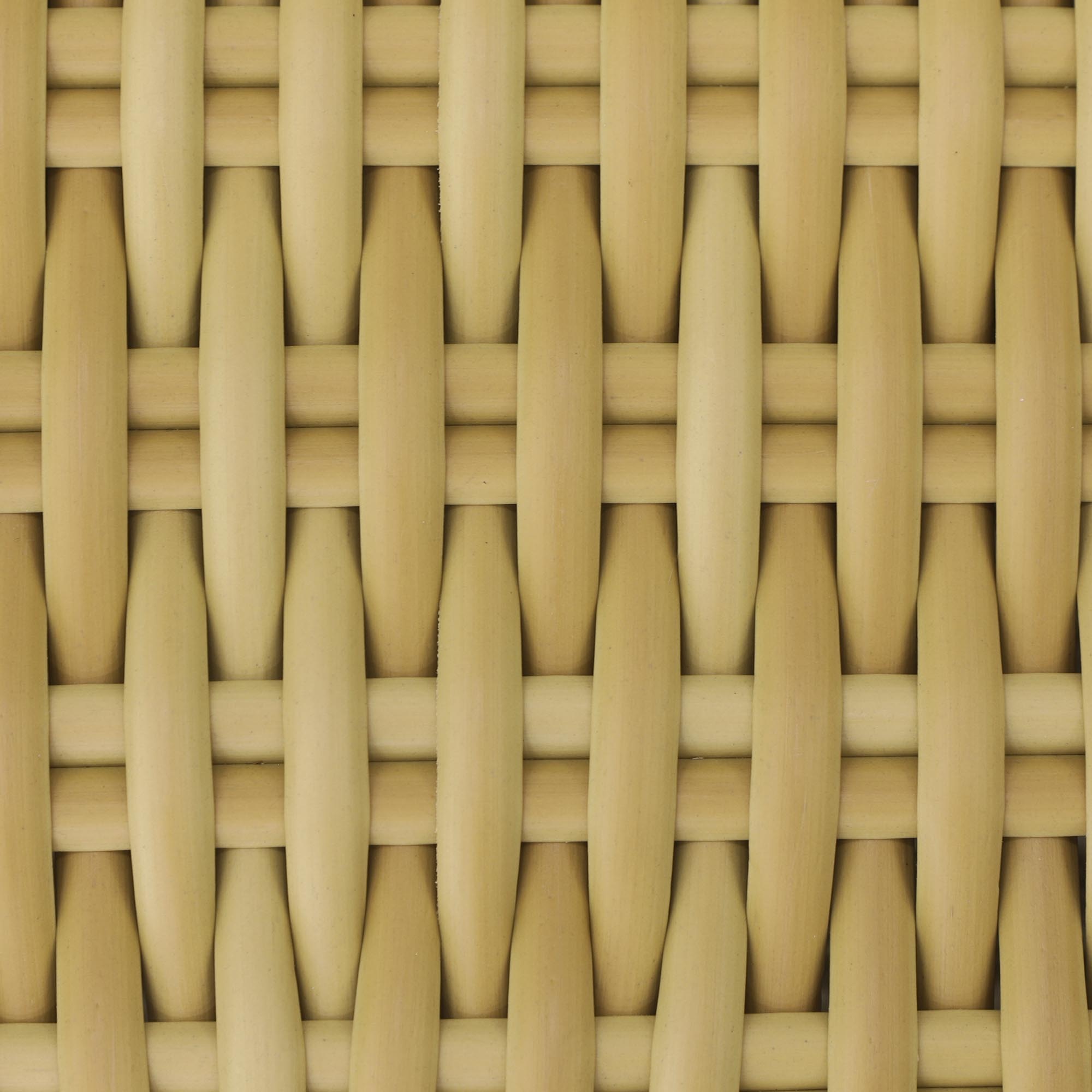 Диван Rattan grand Bubble трёхместный с подушками светло-бежевый с чёрным 240х97х75 см photo 5