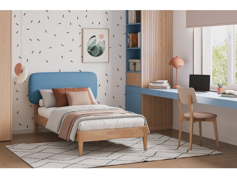 Кровать Сейлор 90 Textile Blue photo 2