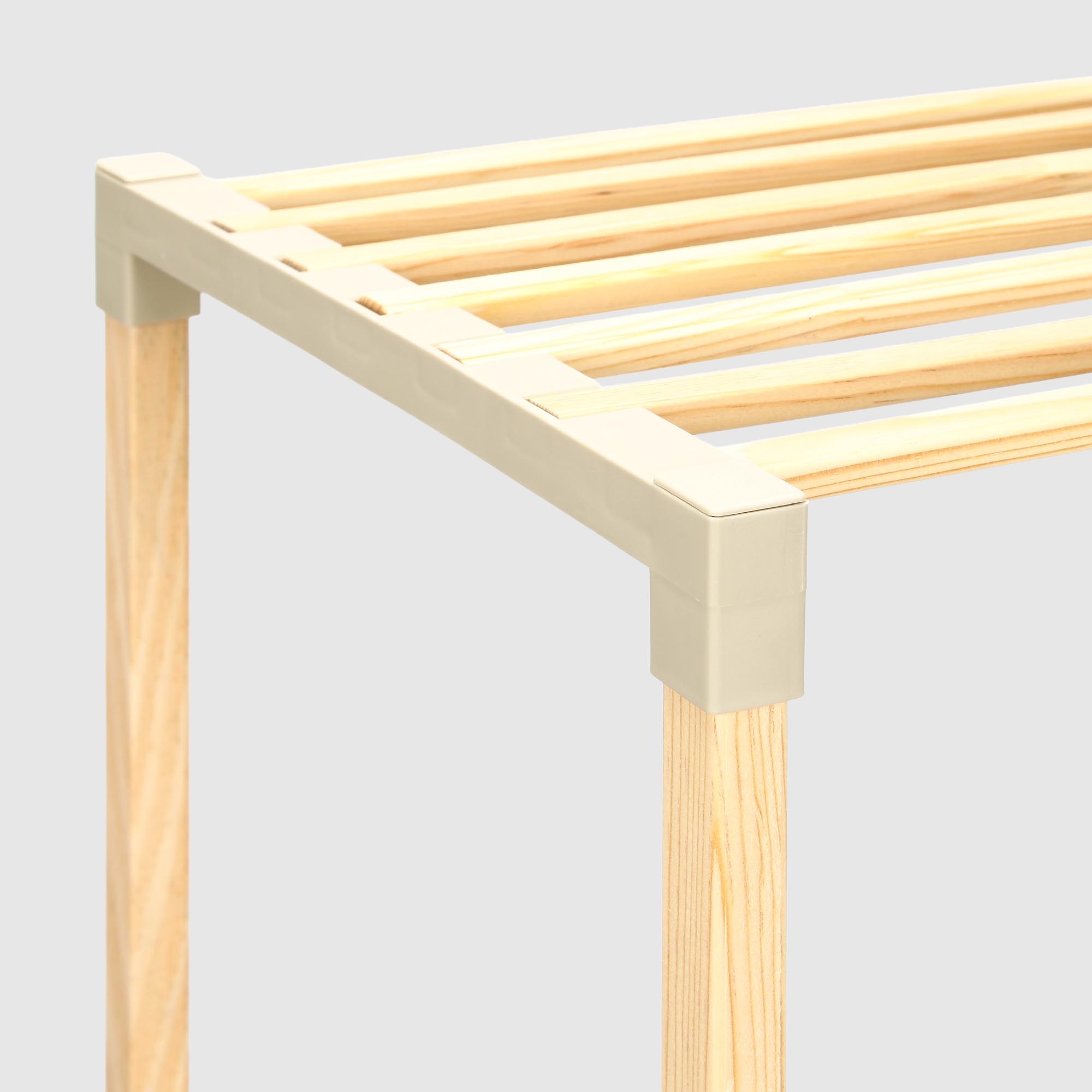 Стеллаж для хранения Fixwood Fix-2053-4 бежевый 38х30х116 см photo 3