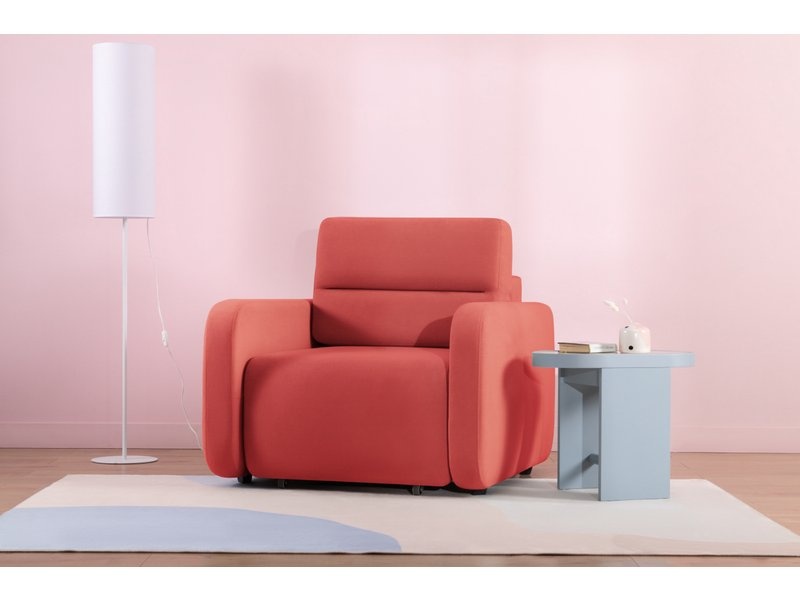 Кресло-кровать Лесли Velvet Red photo 2