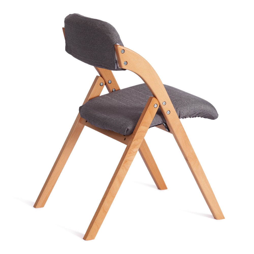 Стул ТС Frutto деревянный с хлопком серый 46,5х60х77 см photo 5