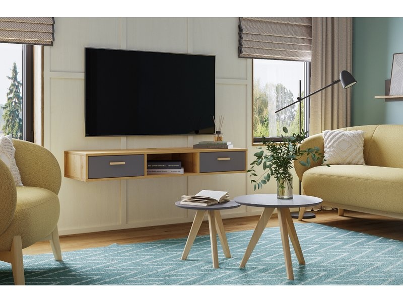 ТВ-тумба Нордик-5 Wood Grey photo 2