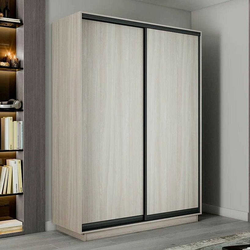 Шкаф-купе 1800x600x2400 Экспресс 2 Ясень Анкор светлый ЛДСП