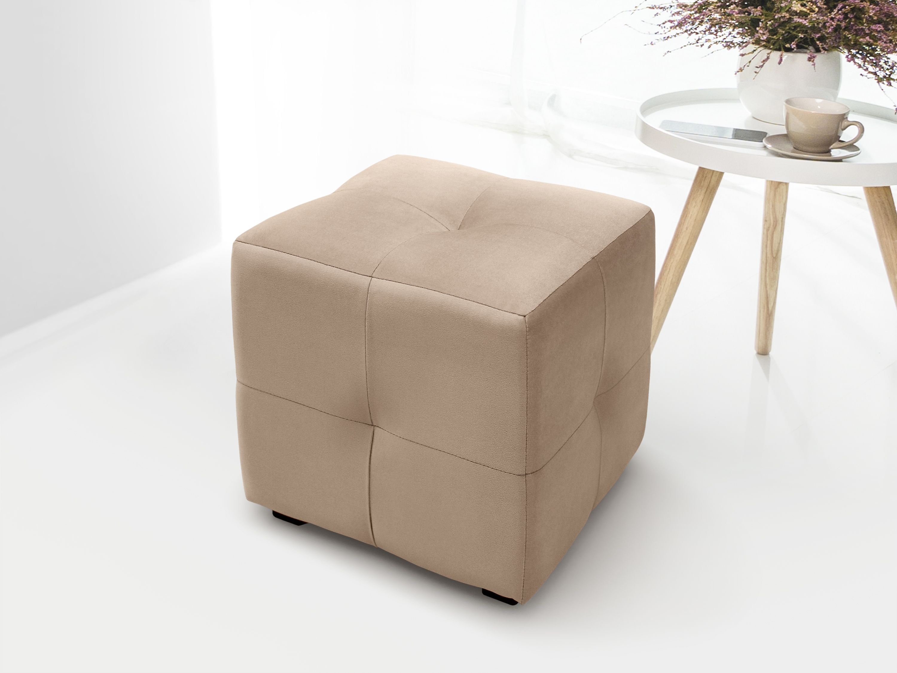 Пуф Березка Квадрат Velutto 05