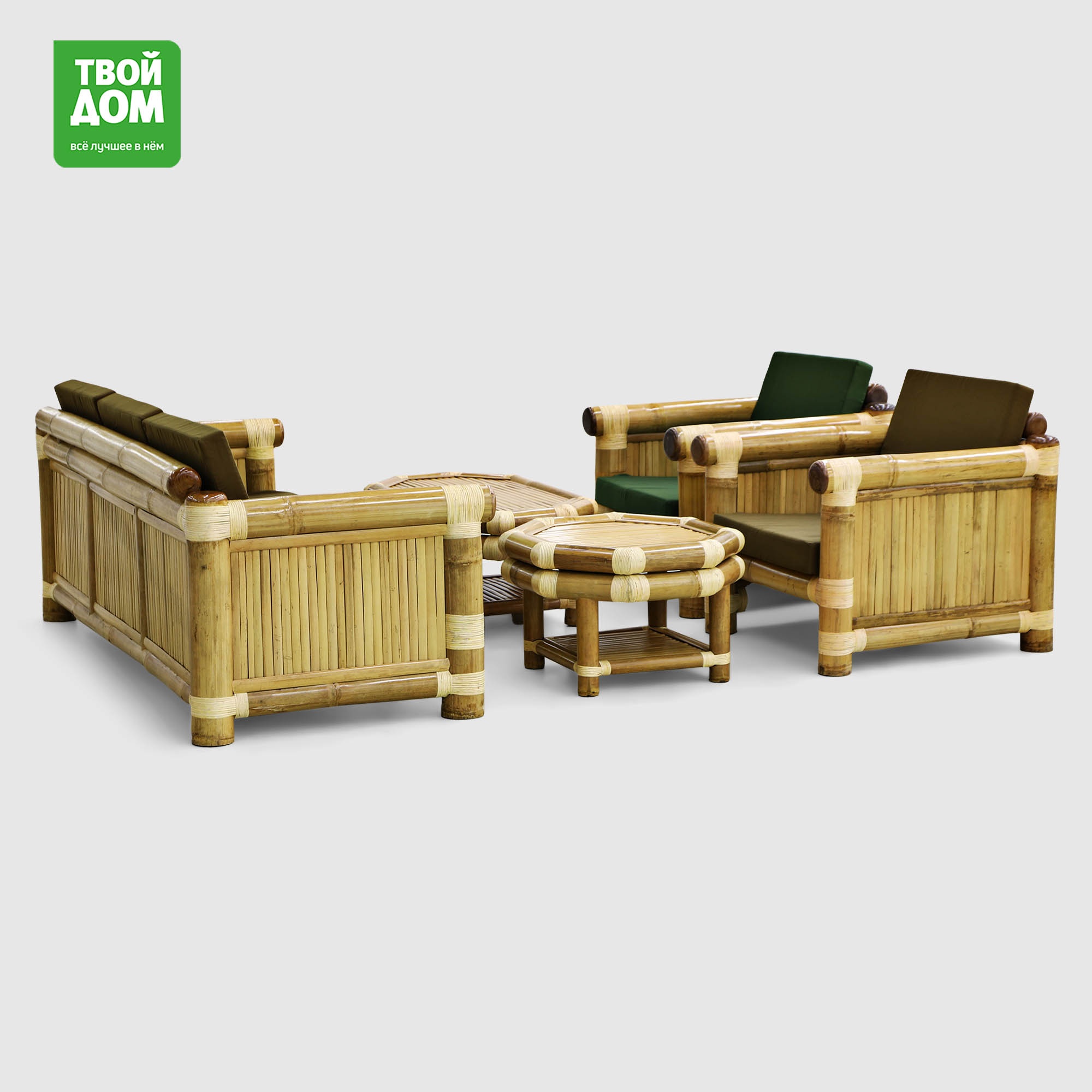 Комплект садовой мебели Rattan Bamboo President 5 предметов
