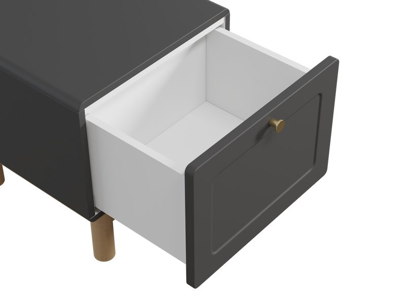 Тумба прикроватная Виклу-1 Grafit Oak photo 4