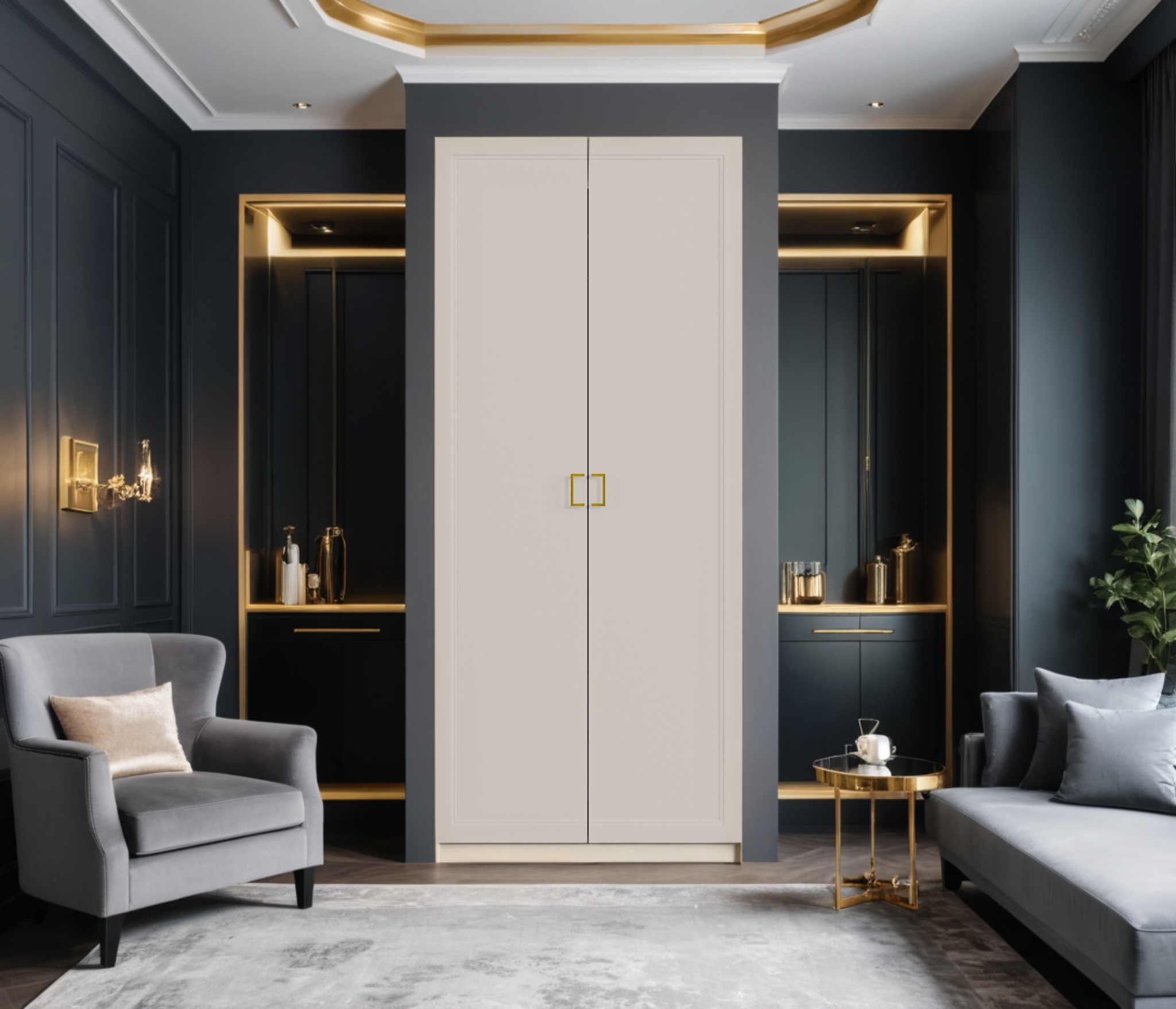 Шкаф двухдверный Ассоль/Макс 1000 мм photo 5