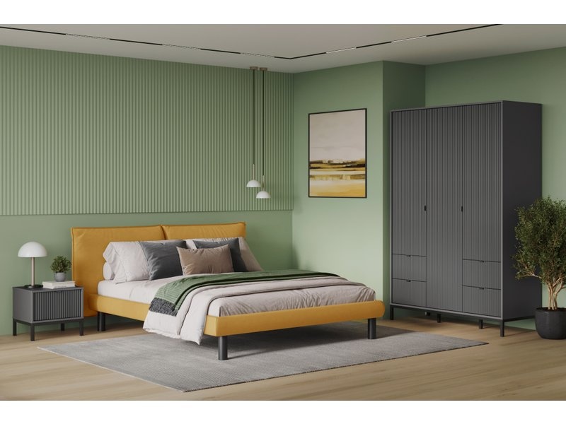 Тумба прикроватная Трейвис-1 Grafit photo 2