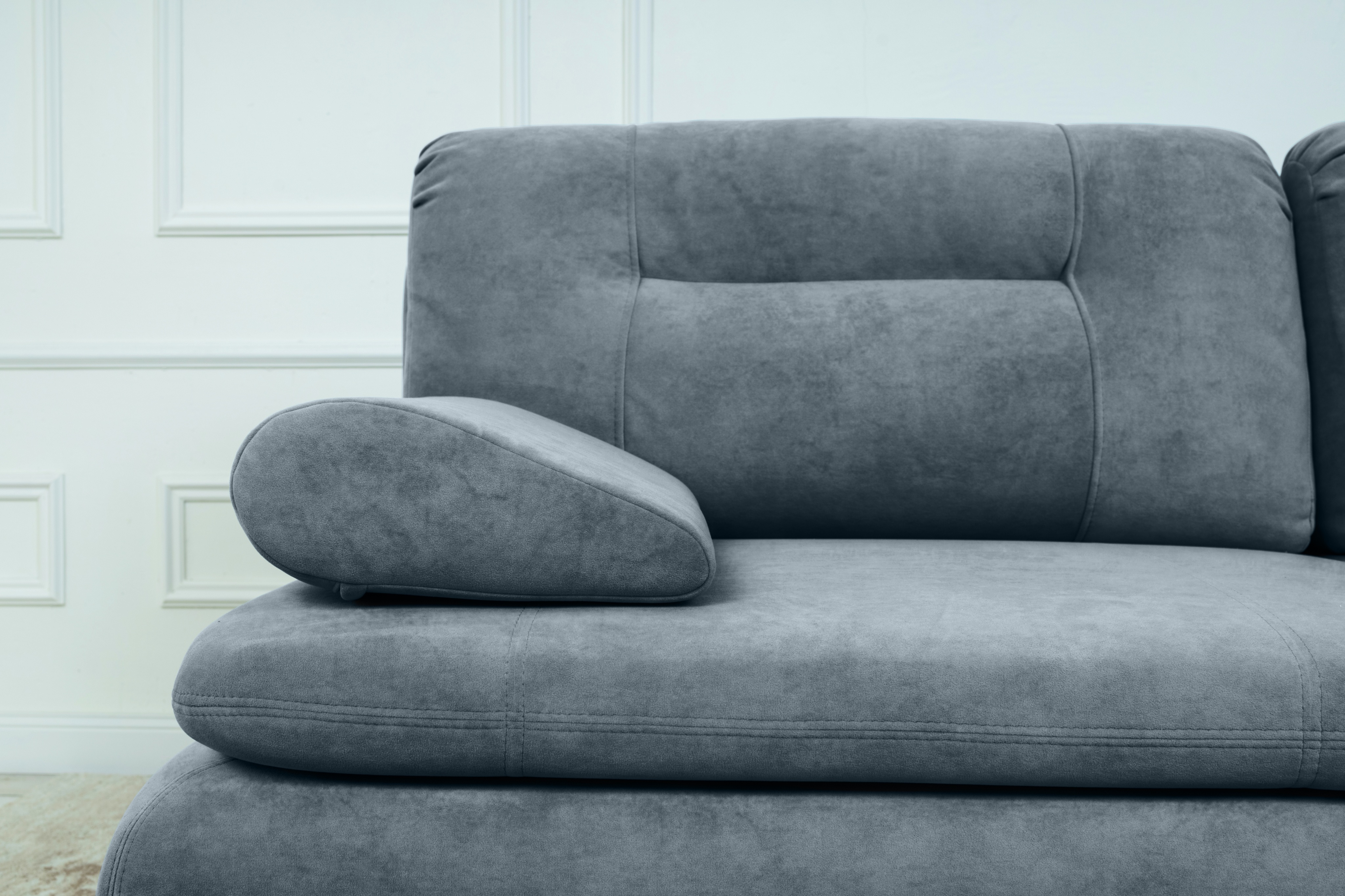 Прямой диван Sally, велюр photo 4