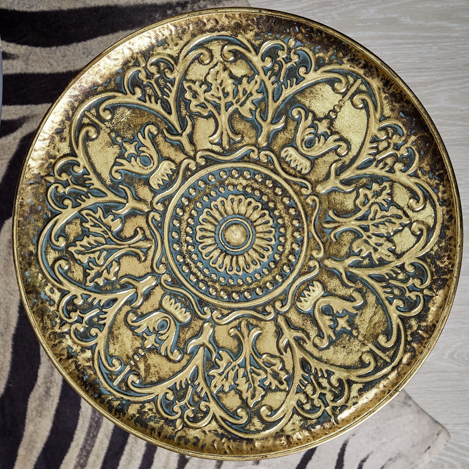 Столик интерьерный Glasar Эфиопия 49х49х69 см photo 4