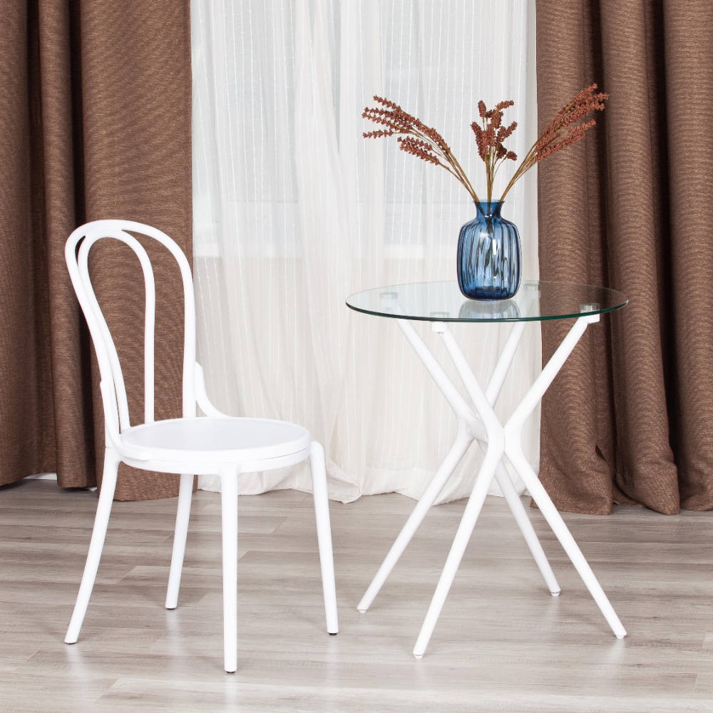 Стул ТС Thonet 01 пластиковый белый 42х52х89 см photo 2