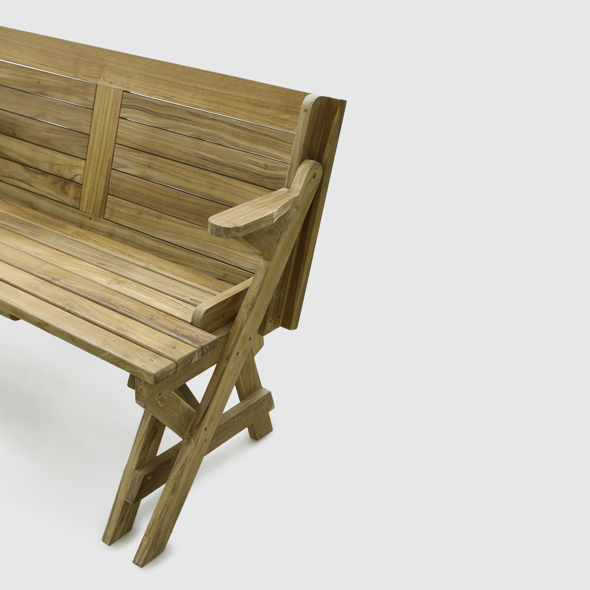 Комплект садовой мебели Rohman Java Magic скамейка-трансформер 138х130х76 см photo 4