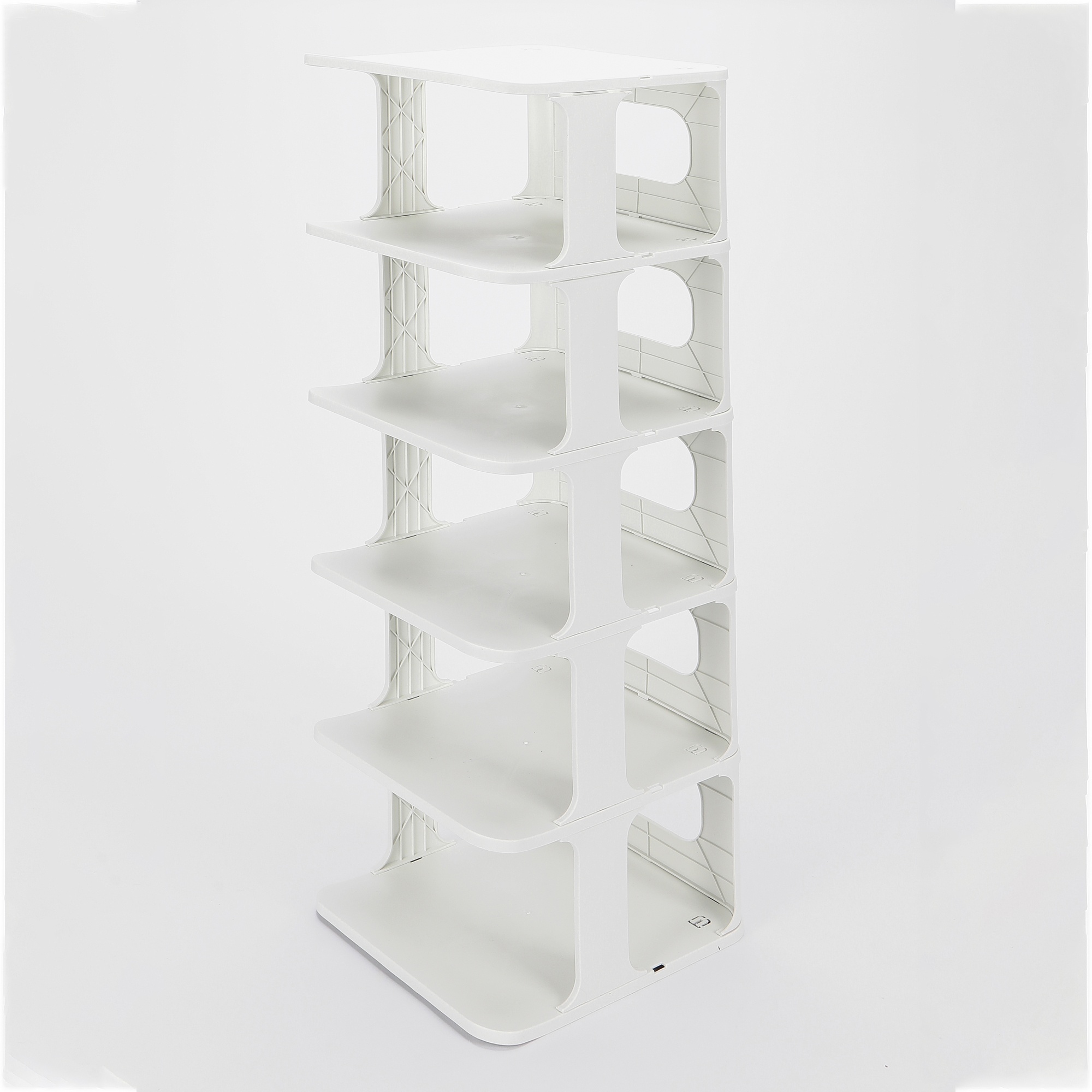 Стеллаж для обуви Baroness Home белый 27,5х24,5х77 см