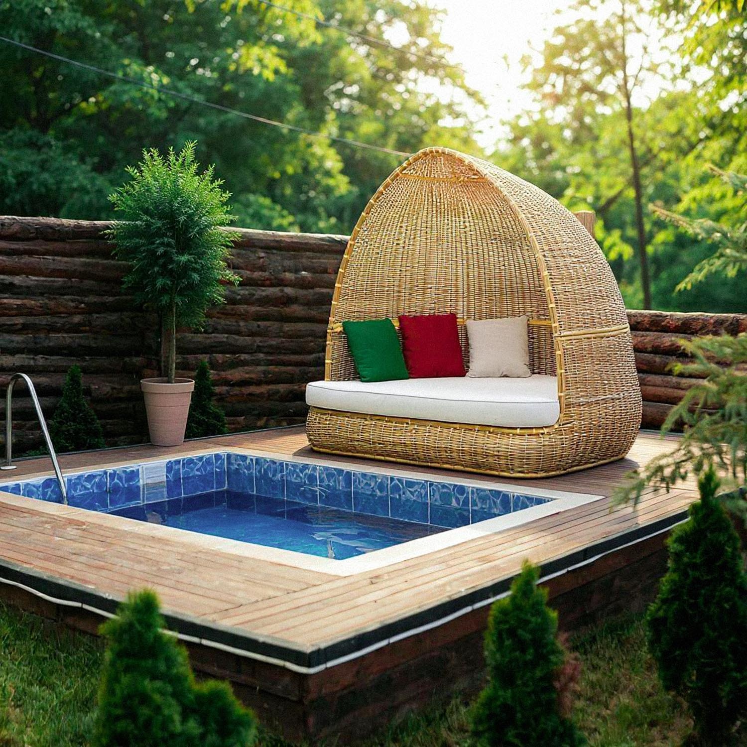 Диван-шезлонг Rattan grand Fantastic 200х182х200 см photo 2