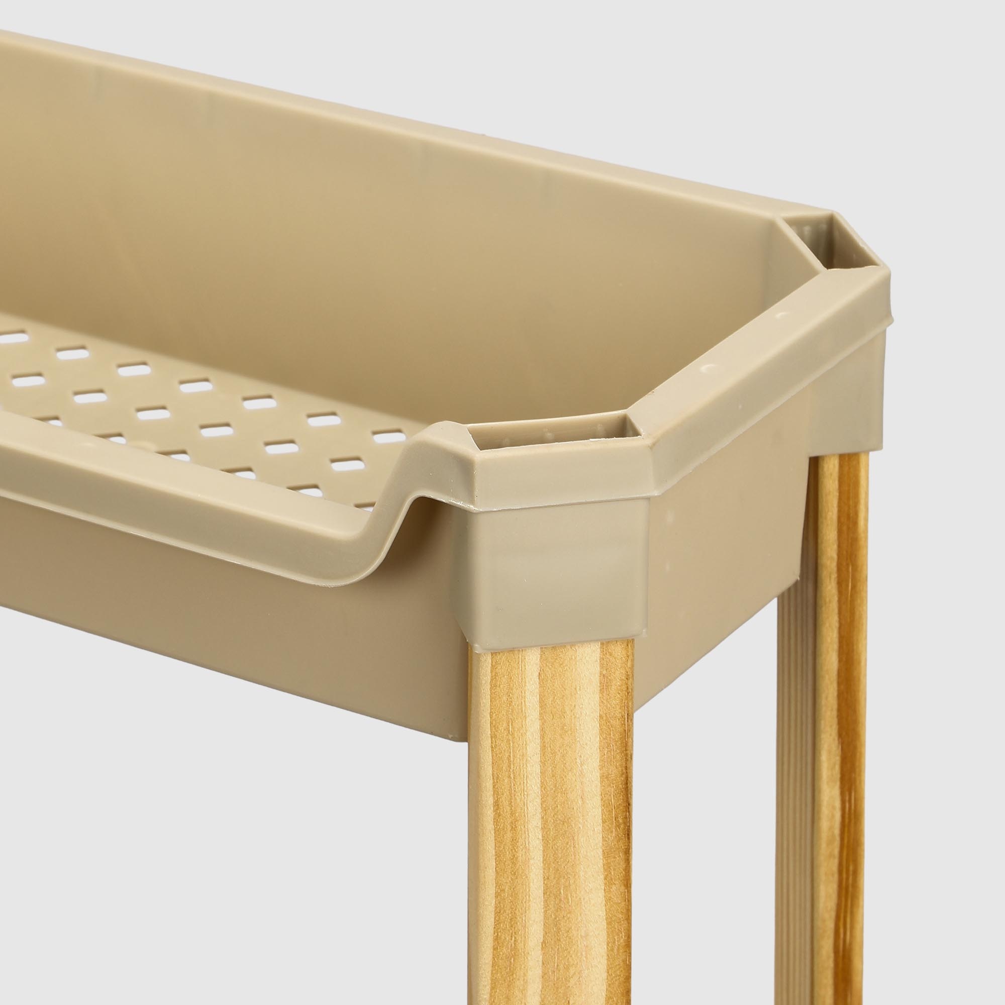 Этажерка для хранения Fixwood Fix-2064-3 узкая бежевая photo 3