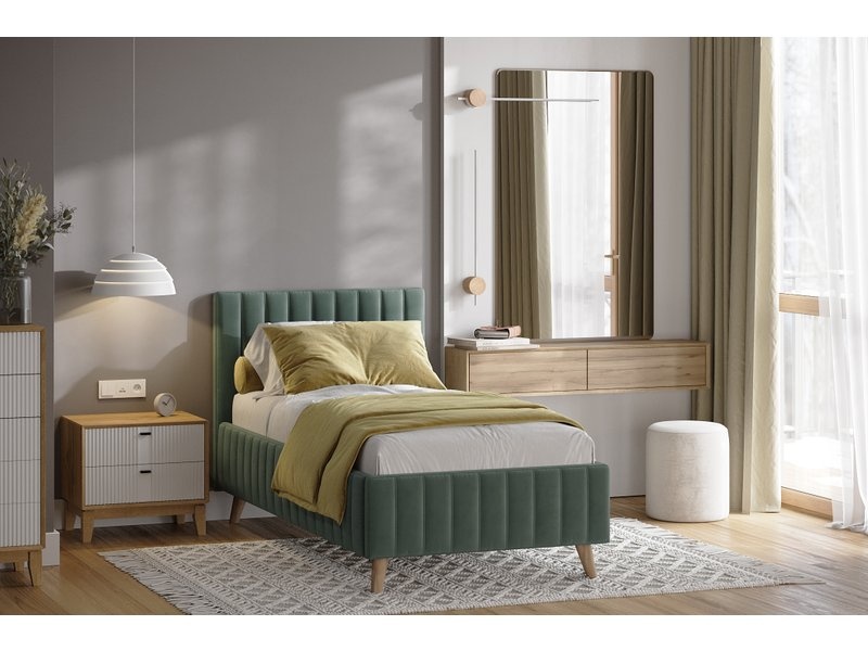 Кровать Маркфул 90 Velvet Olive photo 2