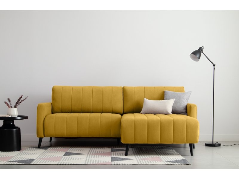 Диван угловой Маркфул Velvet Yellow photo 2