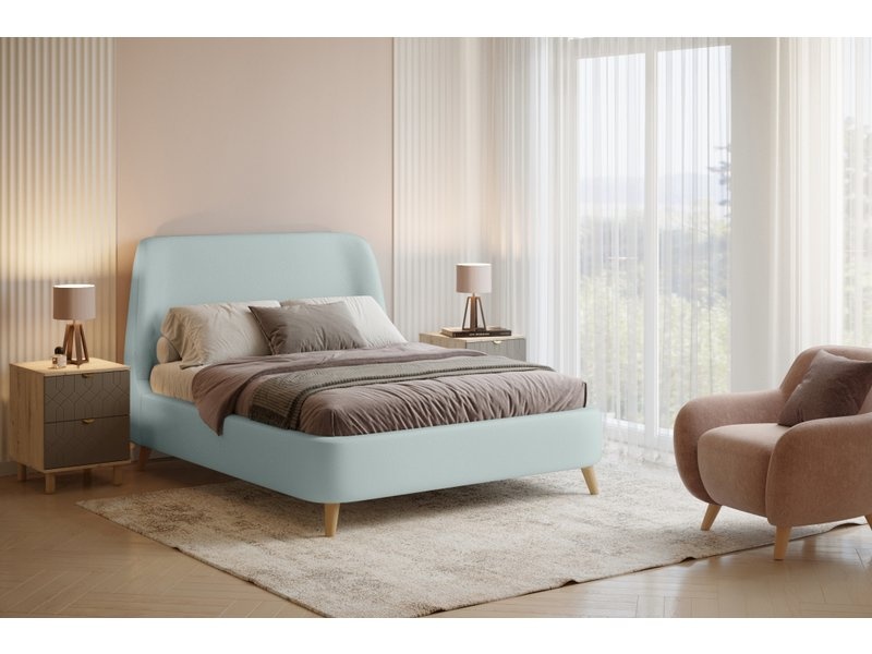 Кровать Молсон 160 Bucle Mint photo 2