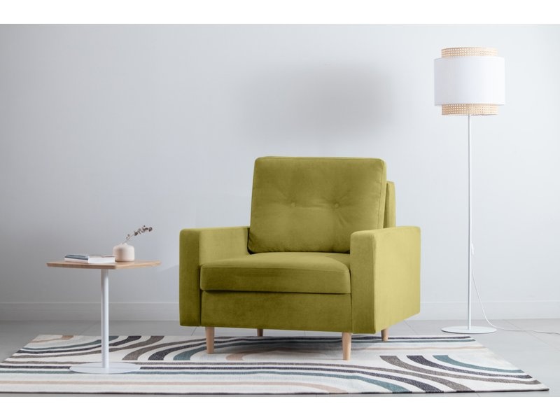 Кресло-кровать Динс Мини Velvet Lime photo 2