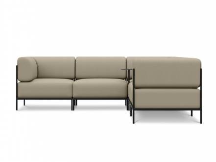 Модульный диван Нолан-B 2 Textile Beige фото