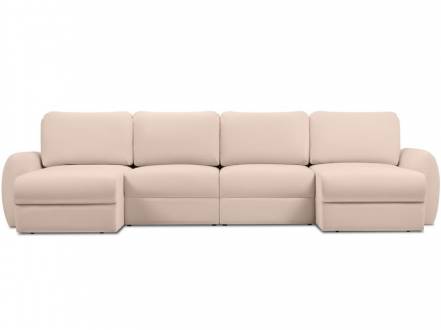 Модульный диван Полан-5 Velvet Caramel photo Модульный диван Полан-5 Velvet Caramel фото