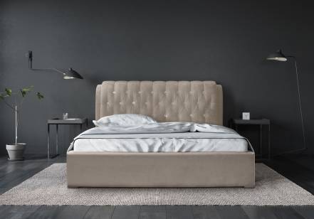 Кровать Березка Клеопатра 2 1 6 Velutto 05 фото