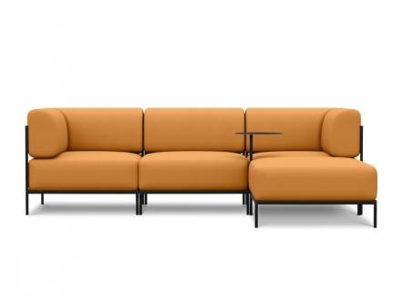 Модульный диван Нолан-B 1 Textile Orange фото