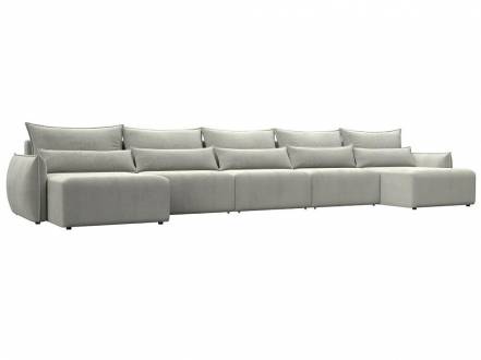 Диван п-образный Лига-051 НПБ МегаЛонг Велюр TOWER 01 молочный photo Диван п-образный Лига-051 НПБ МегаЛонг Велюр TOWER 01 молочный фото