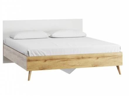 Кровать Нордик 180 Wood White фото