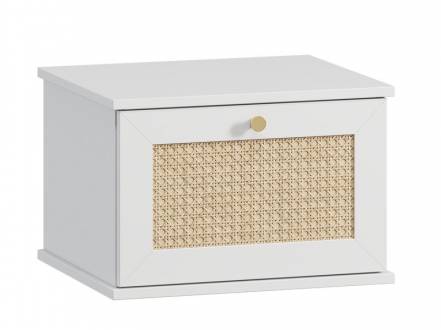 Тумба прикроватная Алвис-1 White фото