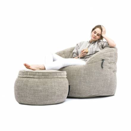 Кресло Оттоманкой Ambient Lounge Butterfly Chaise Eco Weave фото