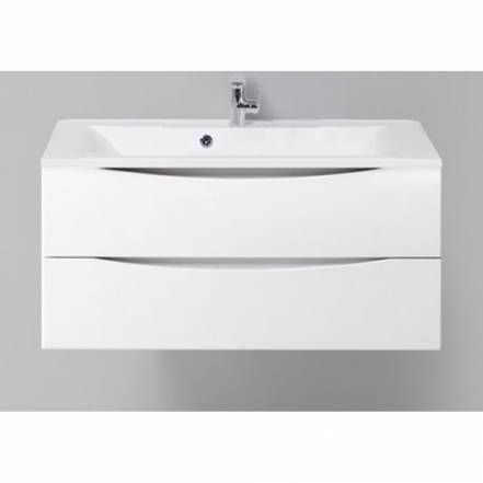 Тумба Belbagno Acqua 1000 2C So Bl Bianco Lucido фото