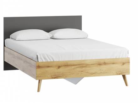 Кровать Нордик 140 Wood Grey фото