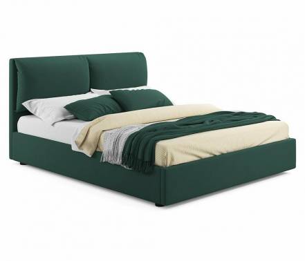 Кровать Vita велюр изумруд с подъемным механизмом 1800x2000, ортопедическое основание, изголовье мягкое photo Кровать Vita велюр изумруд с подъемным механизмом 1800x2000, ортопедическое основание, изголовье мягкое фото