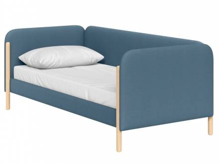 Кровать Кейси-2 90 Textile Blue фото