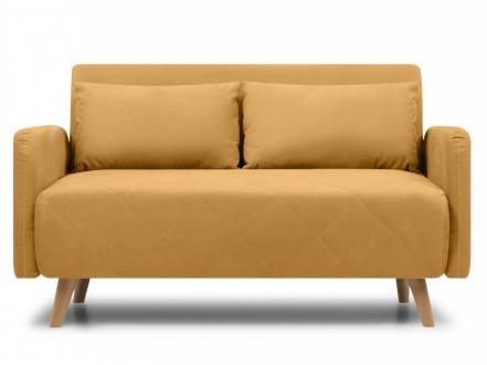 Диван Кускен Velvet Yellow фото
