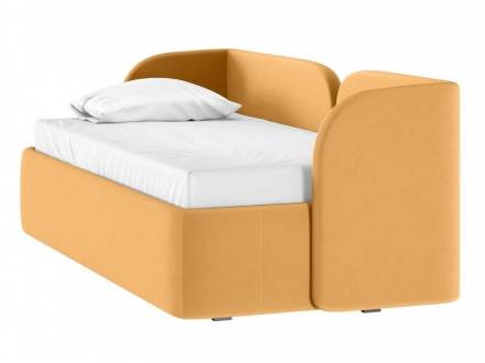 Кровать Амалия 90 Velvet Wet Sand photo Кровать Амалия 90 Velvet Wet Sand фото