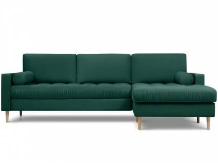 Диван угловой Плэнтис Velvet Emerald фото