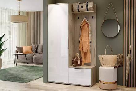 Прихожая Альянс 2 Крафт 1180 2042 433 фото