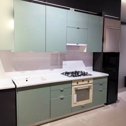 Кухня Фьюжн Silky Mint 2330 2200 600 фото