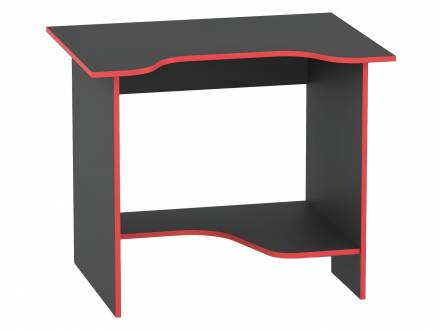 Компьютерный игровой стол кст-03 черный красныйк кст-03