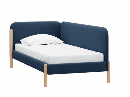 Кровать Кейси 90 Velvet Blue фото